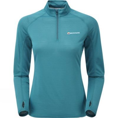 Top Montane Allez Micro Pull-On Mujer - Azules - Chile ZVG569384